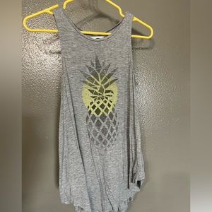 XS Old Navy summer pineapple tank top